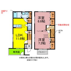 フリューゲルの物件間取画像